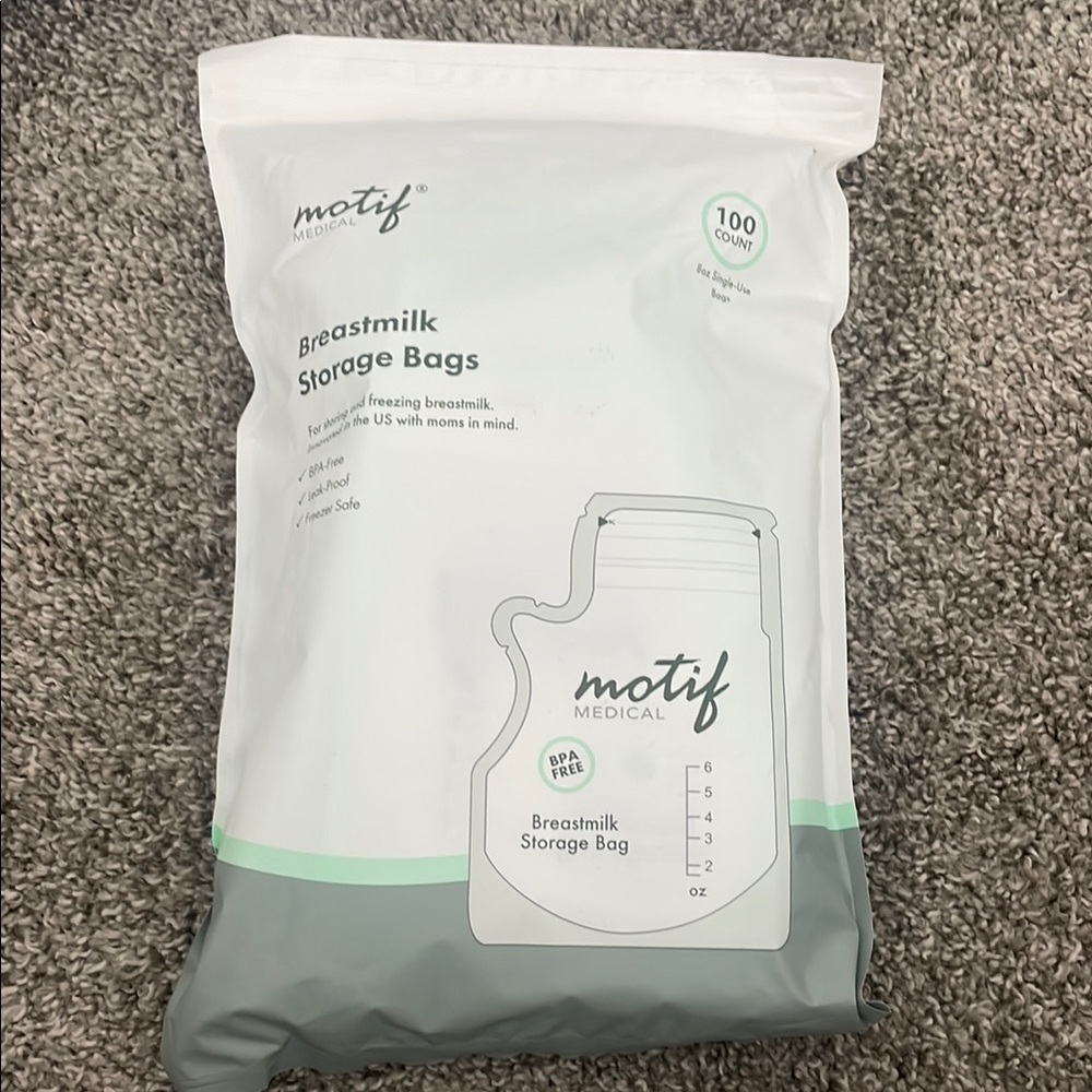 Breastmilk Storage Bags - Gray